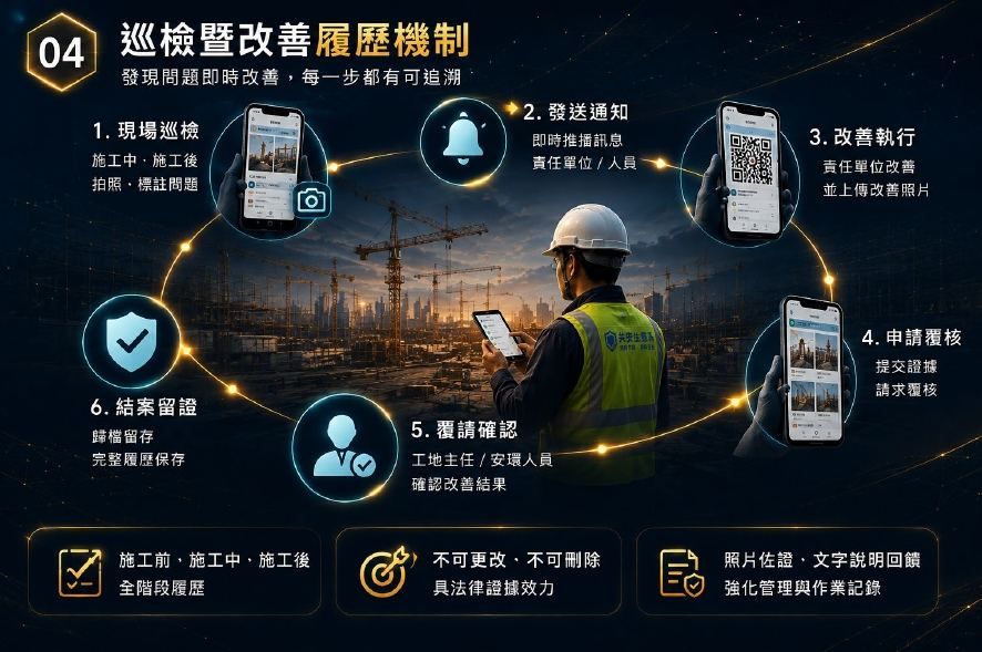 不可更改、不可刪除,具法律證據效力